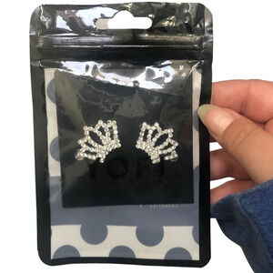 NEW RHINESTONE CROWN HAIR BARRETTES